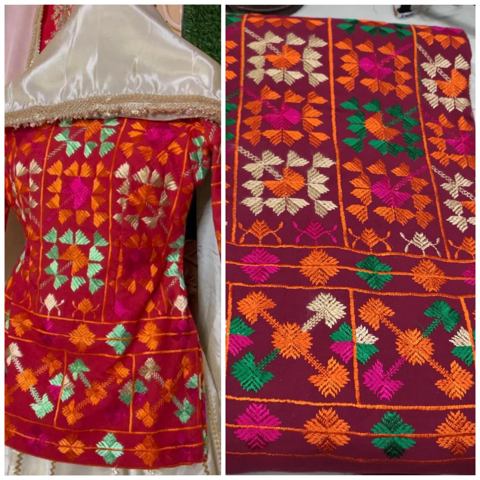 Pure khadar fulkari