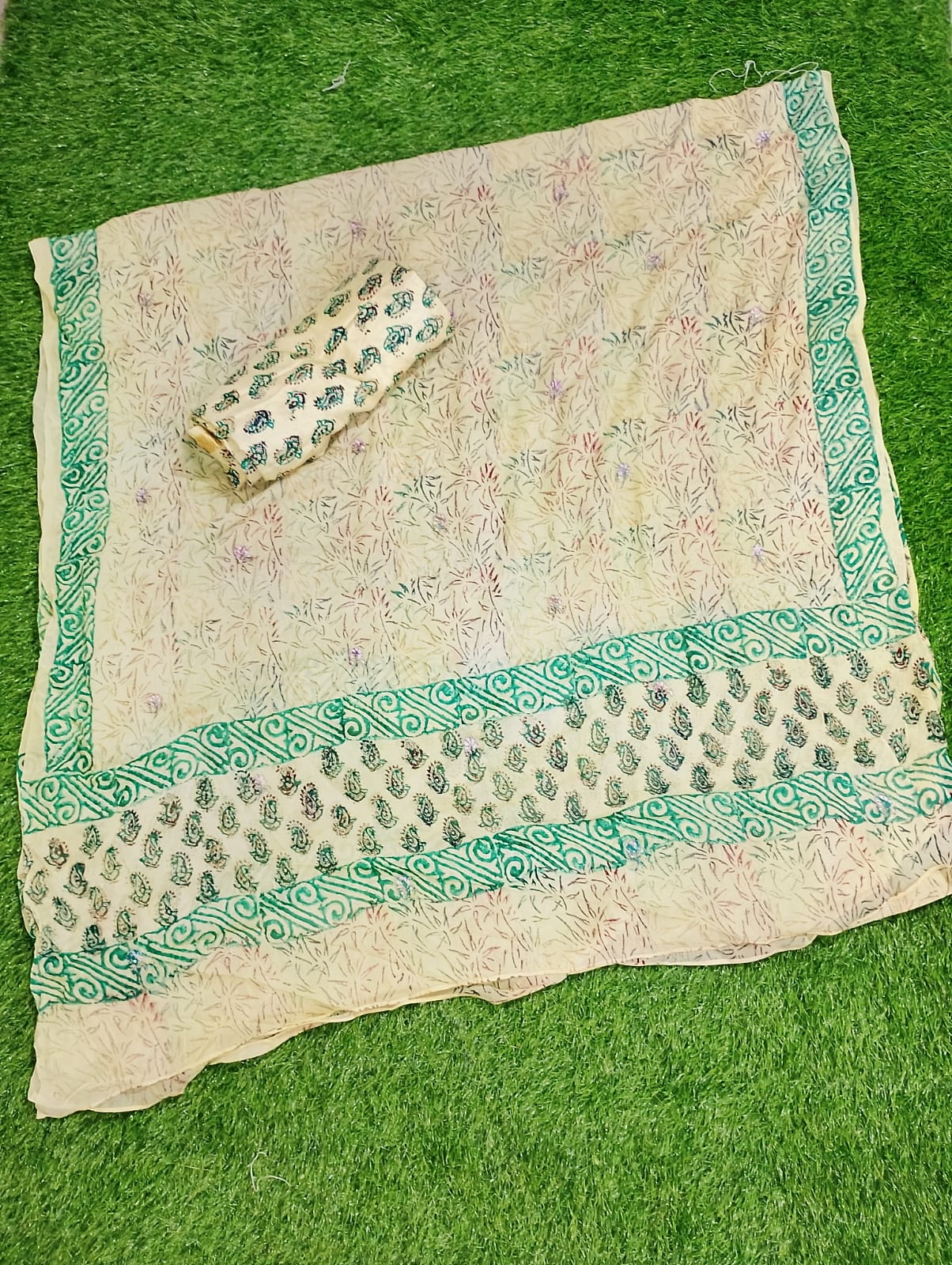 Pure silk and georgette dupatta suits
