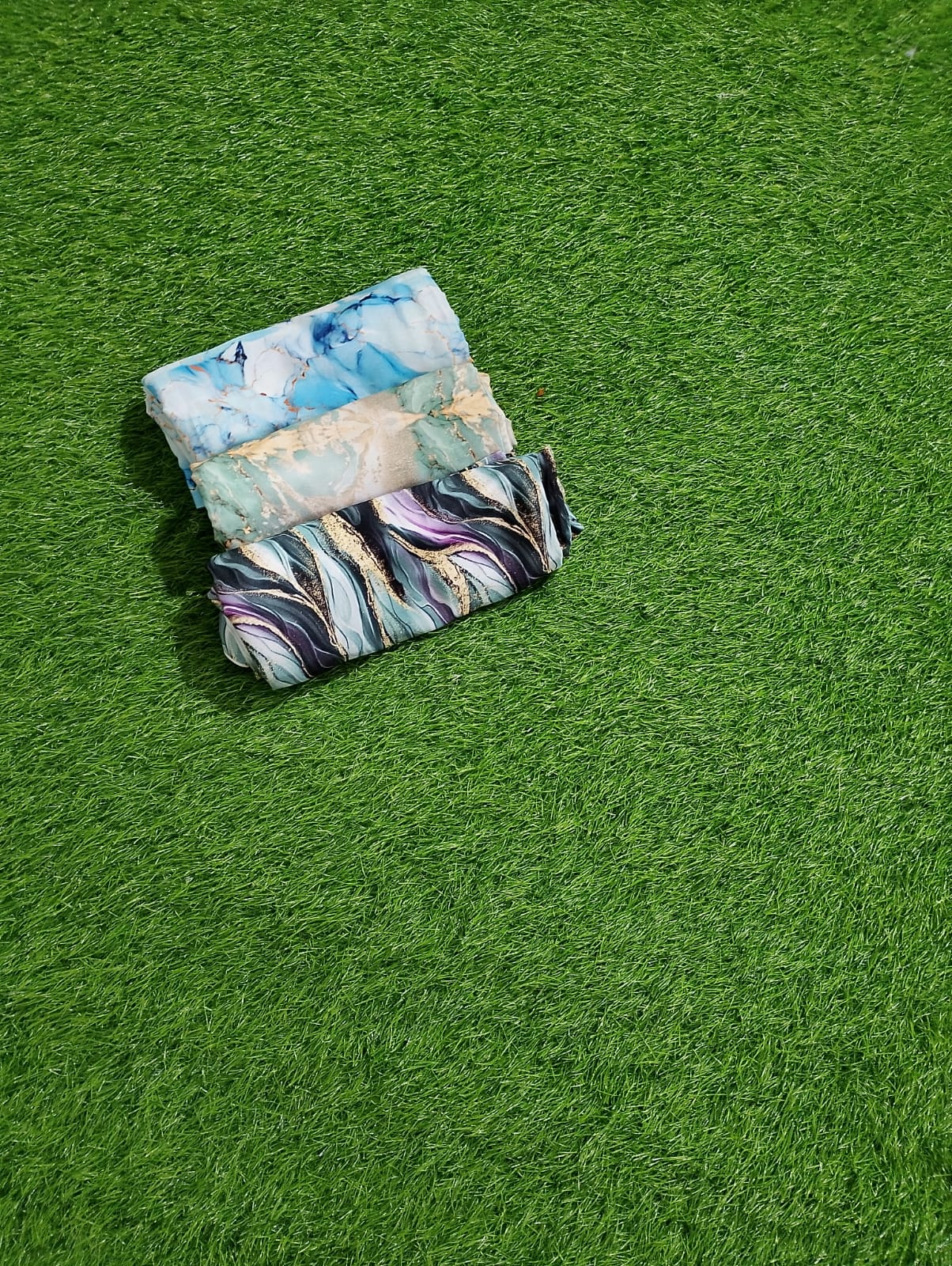 marble printed satin silk