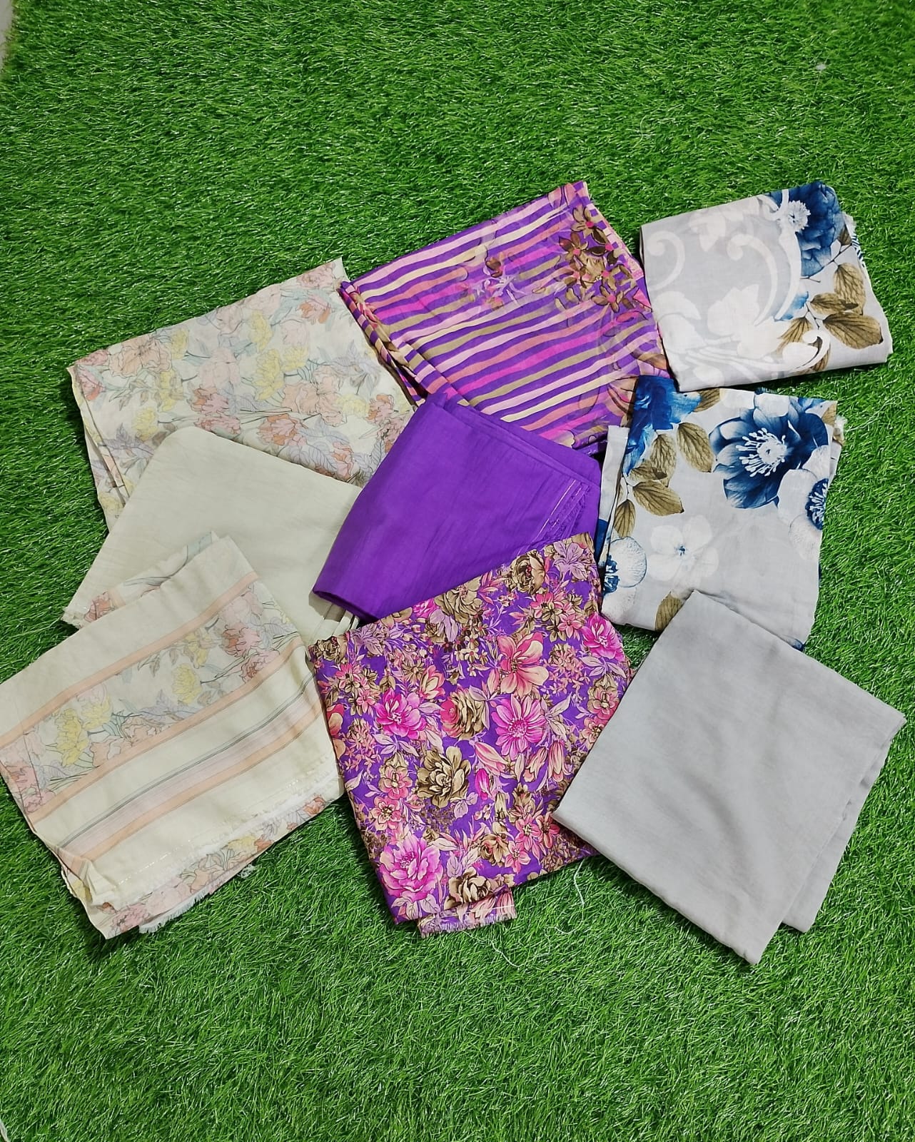 Premium quality Masleen silk suit dupatta