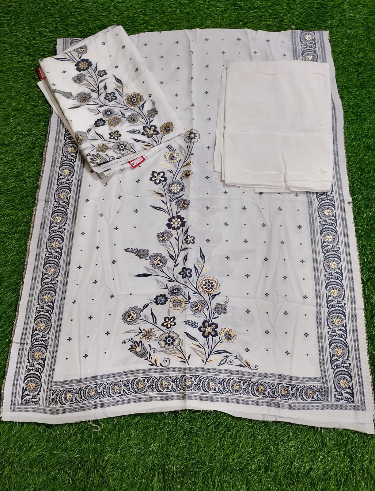 masleen silk designer dupatta suit