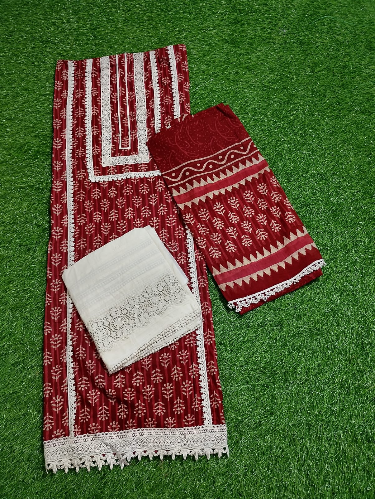 premium cotton dupatta suits