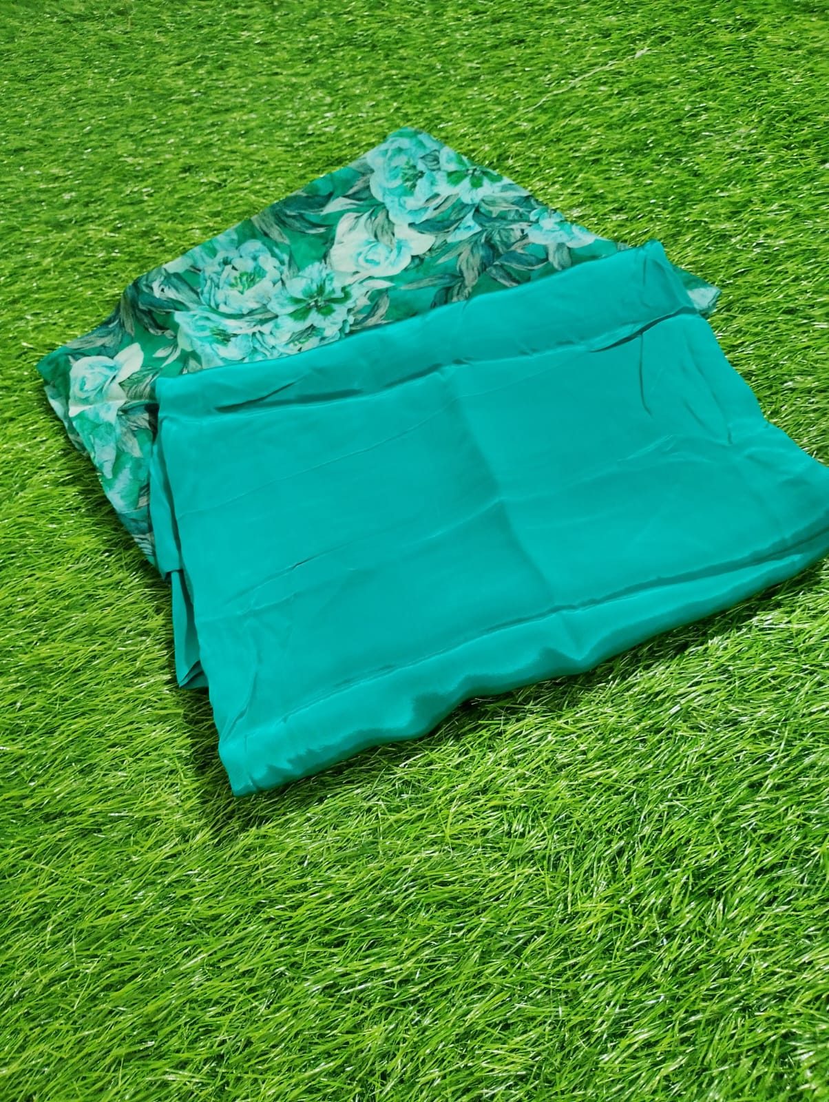 Pure orgenza shirt with crepe bottom