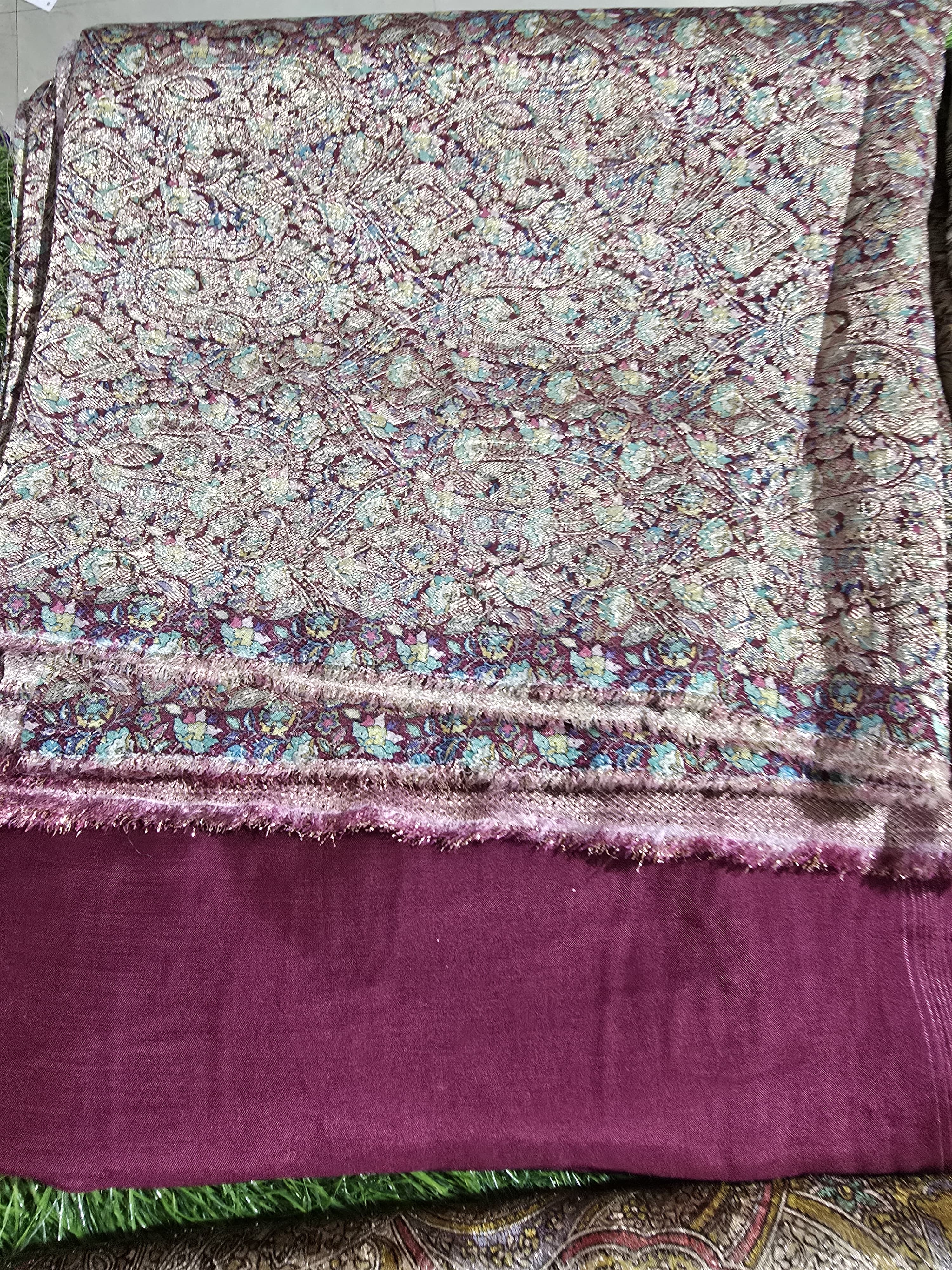 Soft brocade matching suit