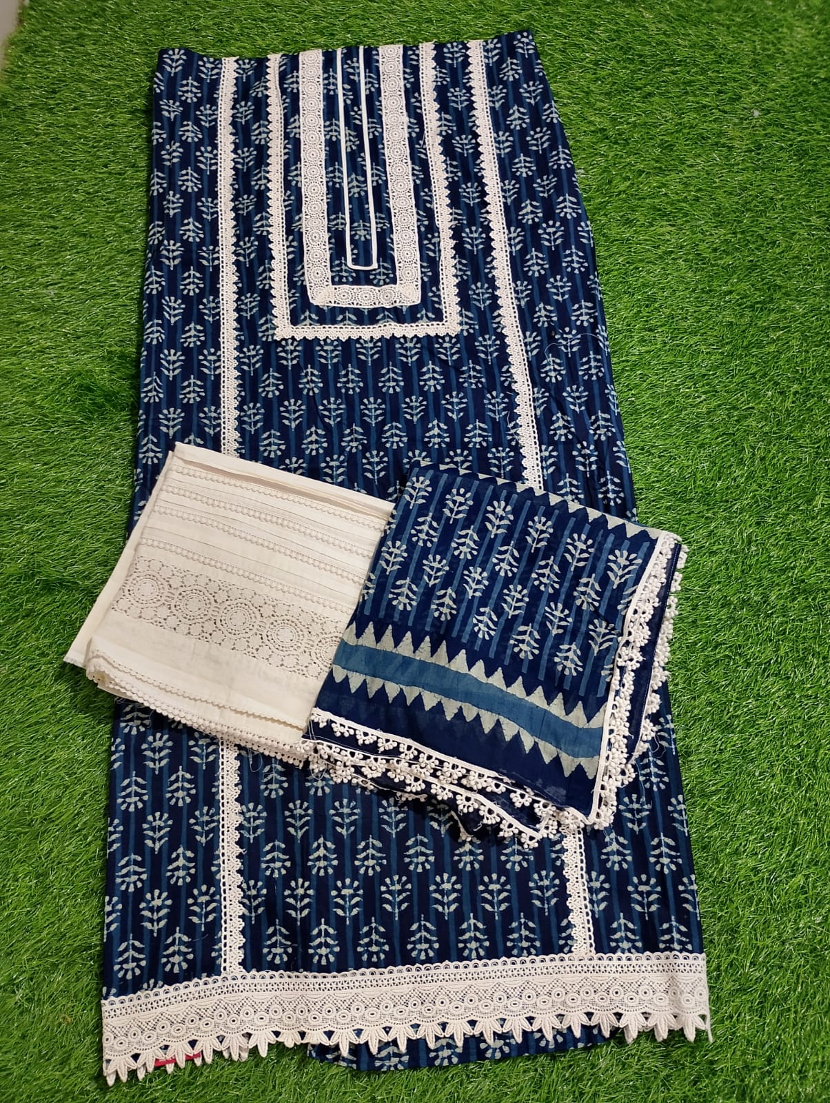premium cotton dupatta suits