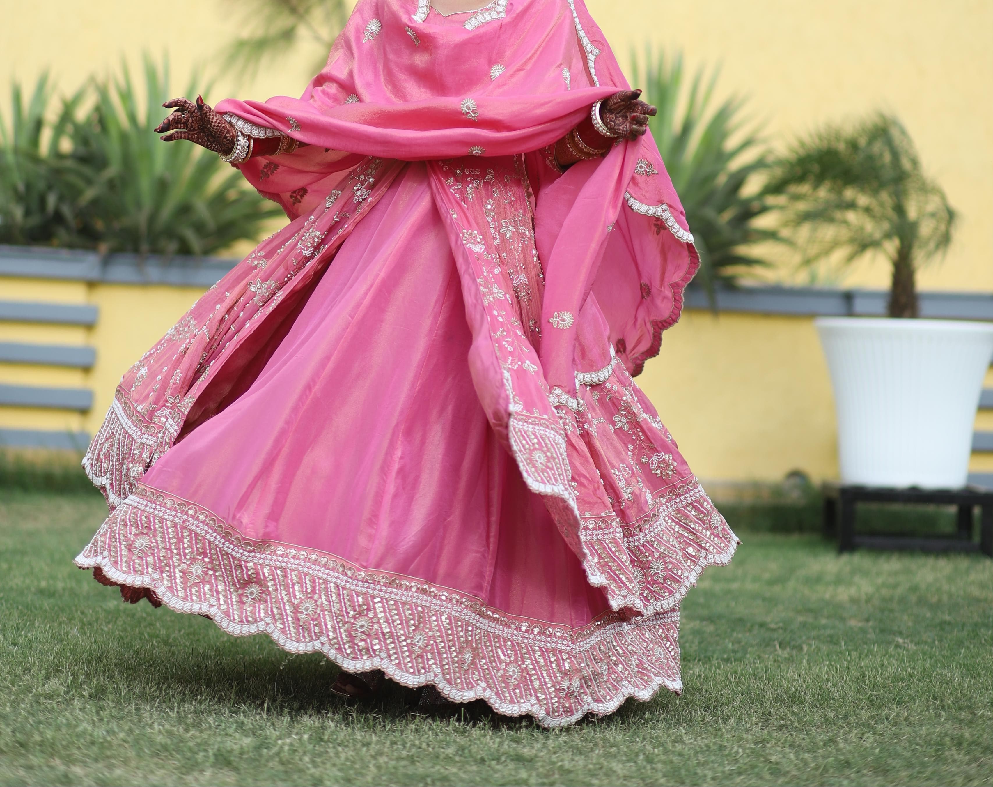 Bridal reception lehnga