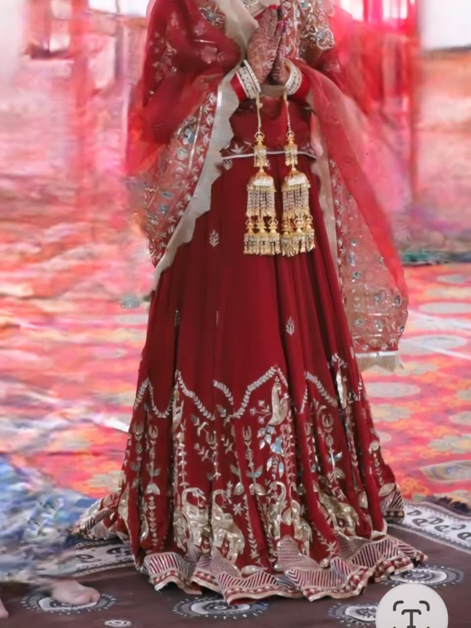 Bridal Mehroon Lehnga