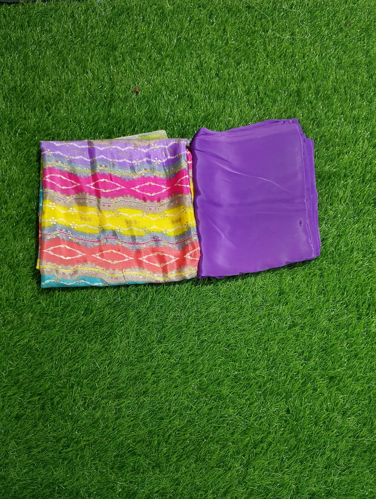 blocks printed dupattas with plain suit