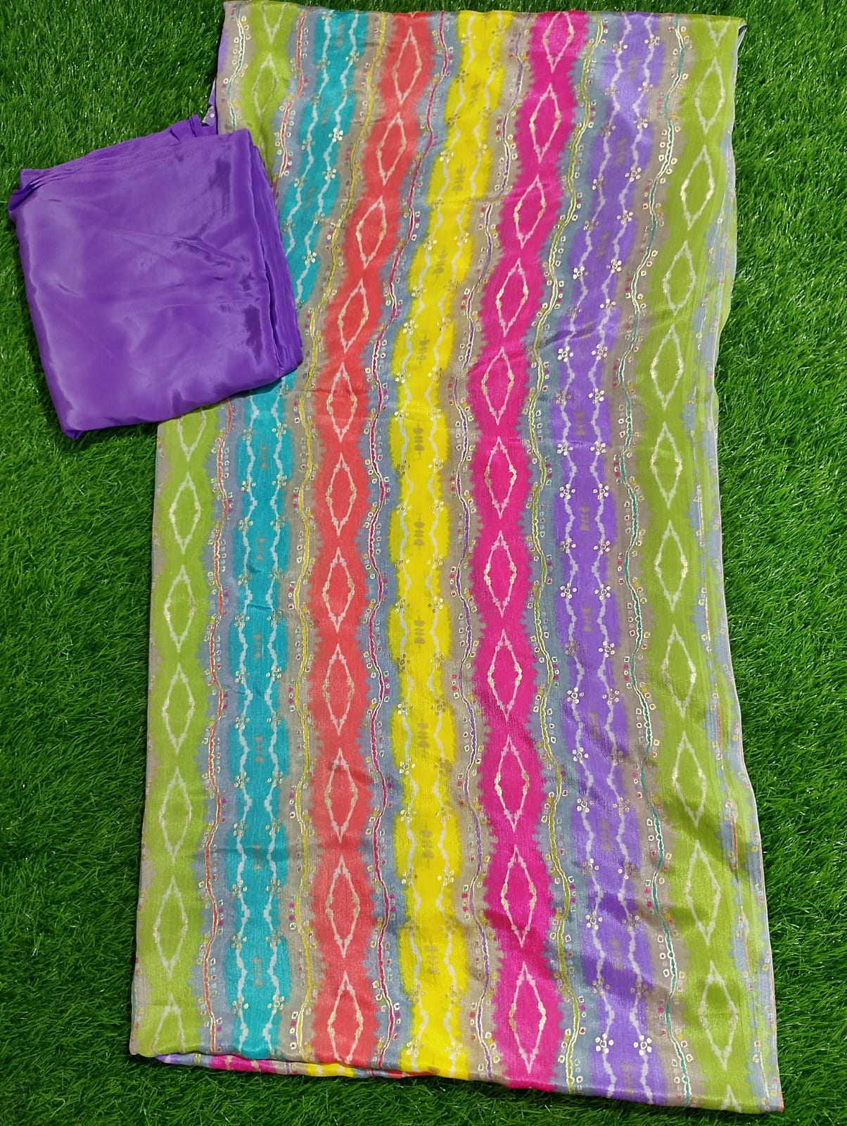 blocks printed dupattas with plain suit