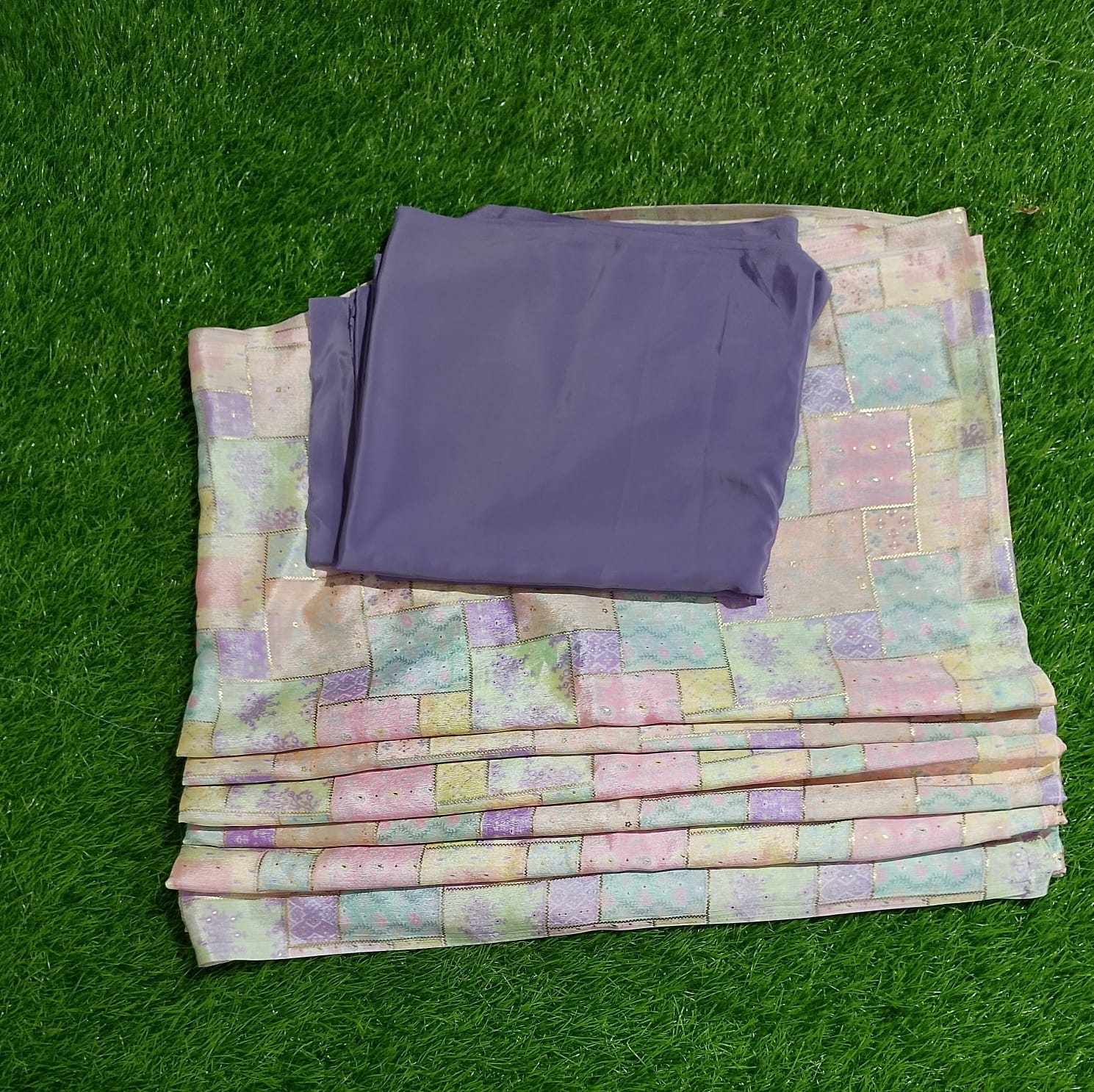 blocks printed dupattas with plain suit