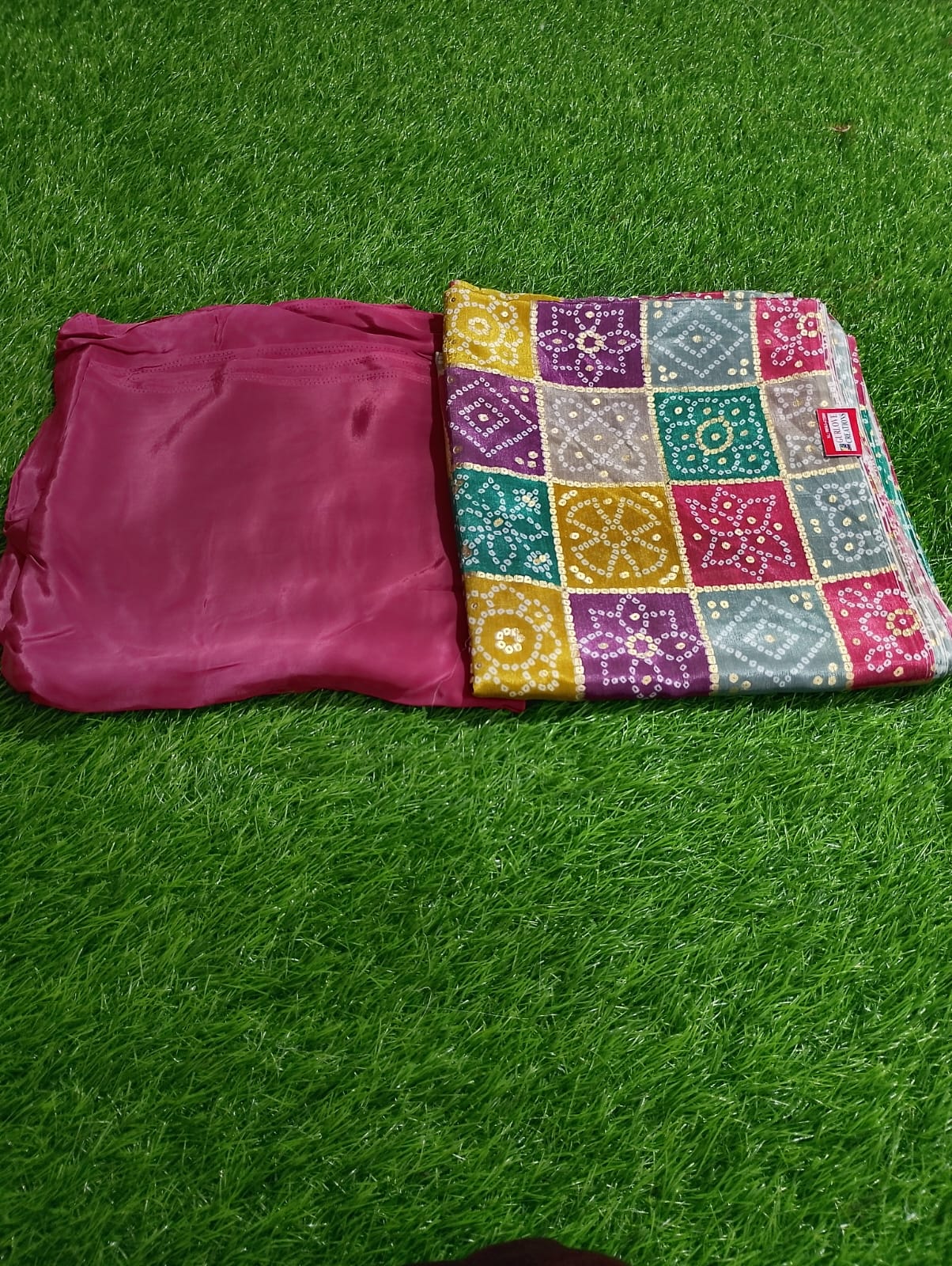 blocks printed dupattas with plain suit