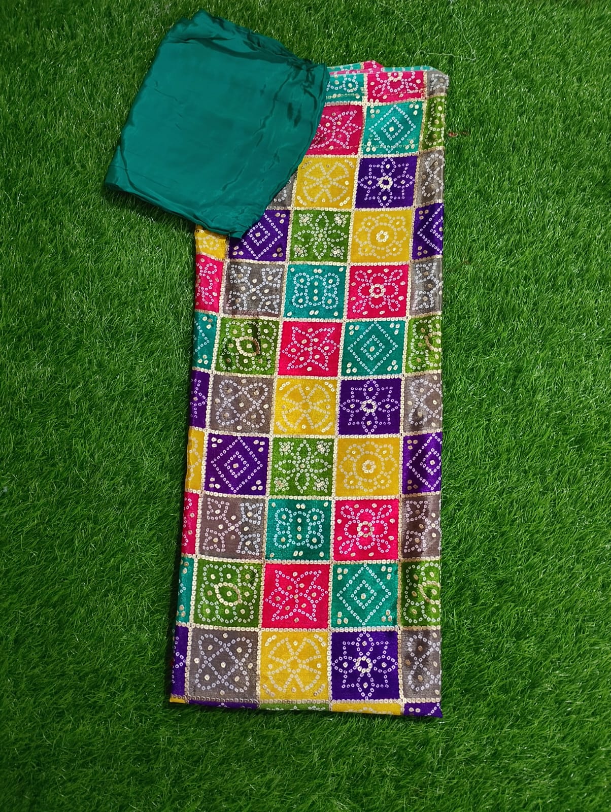 blocks printed dupattas with plain suit