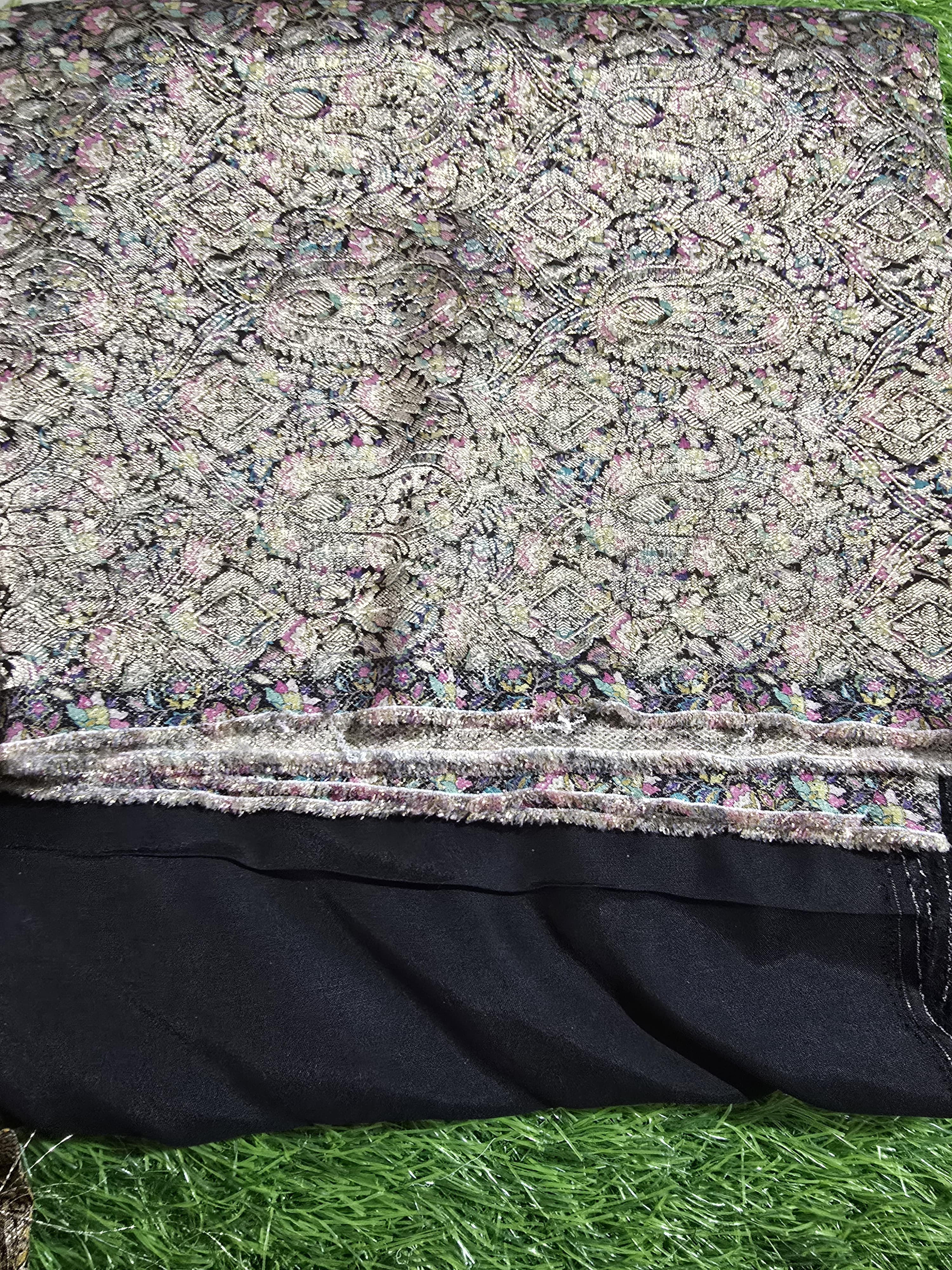 Soft brocade matching suit