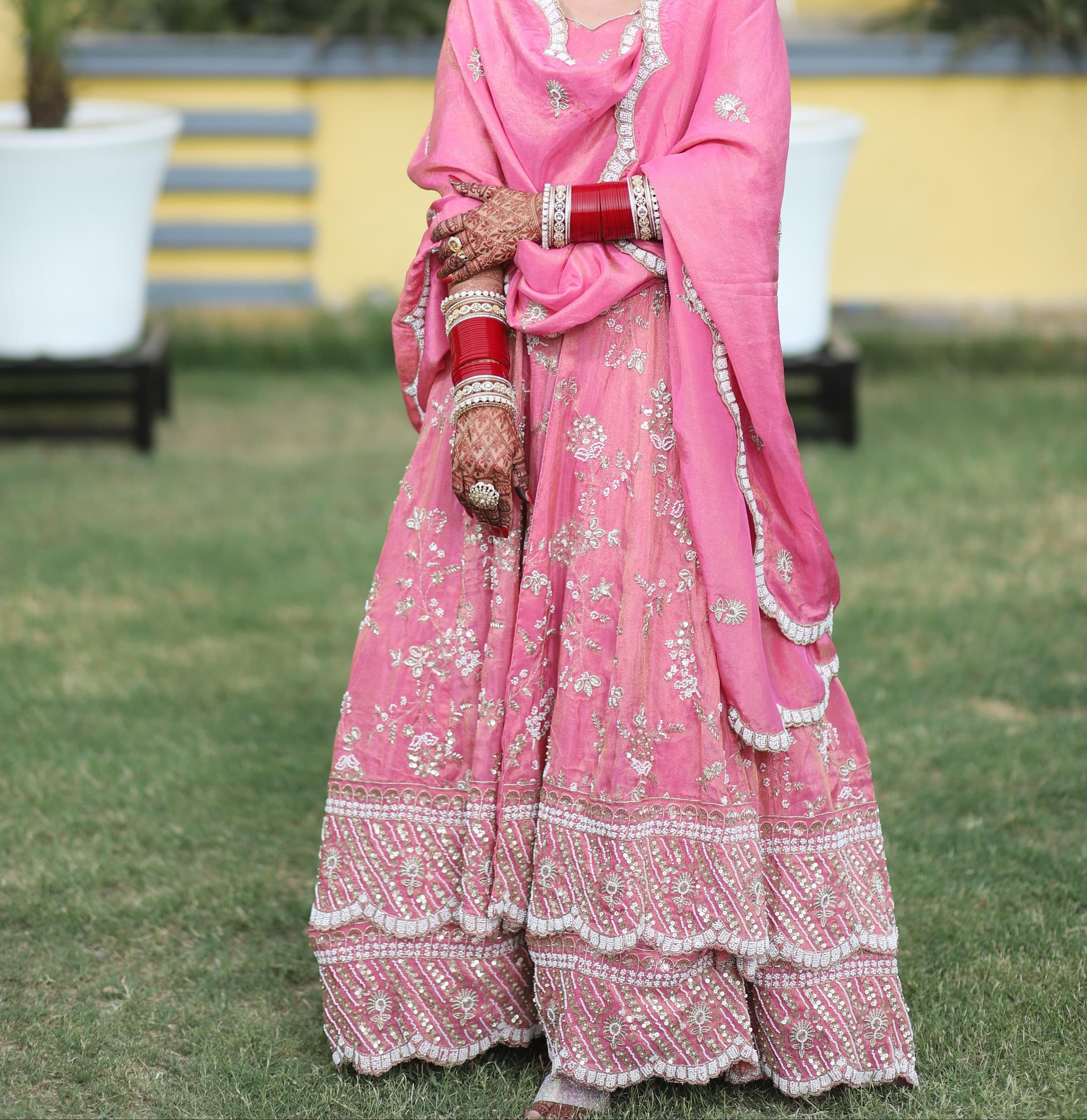 Bridal reception lehnga