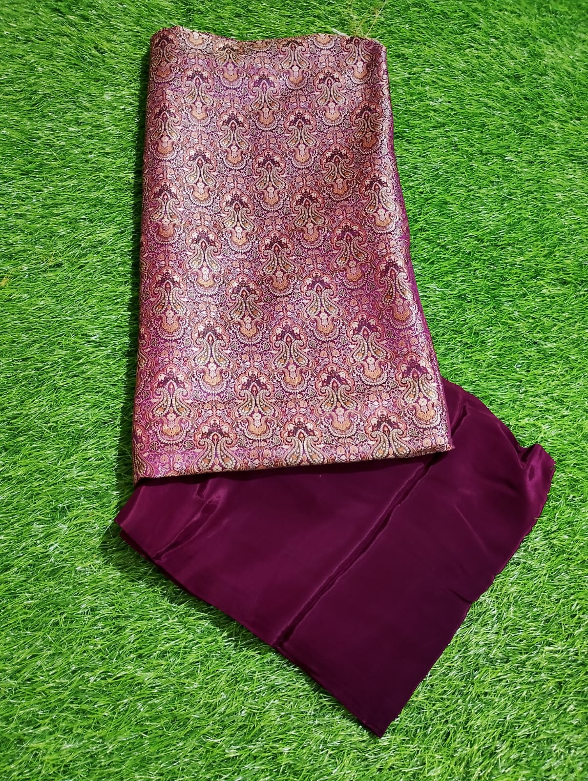 Brocade matching suit