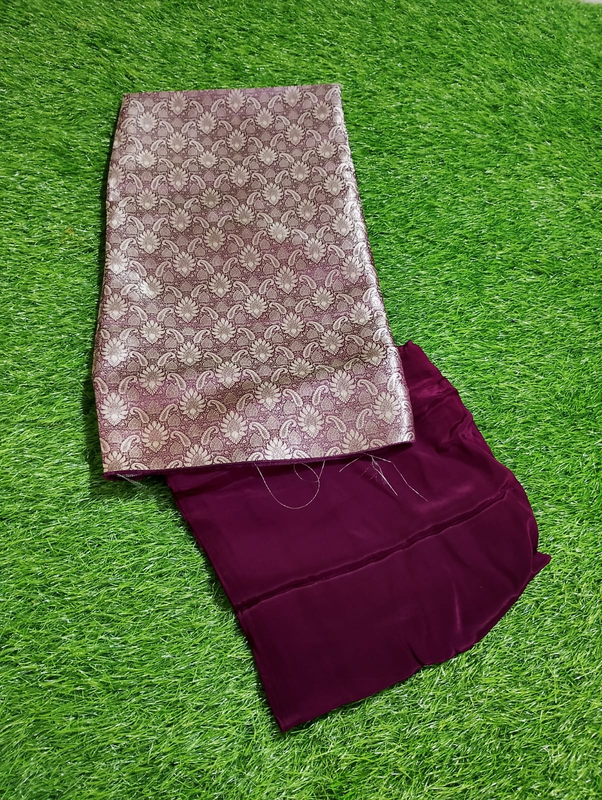 Brocade matching suit